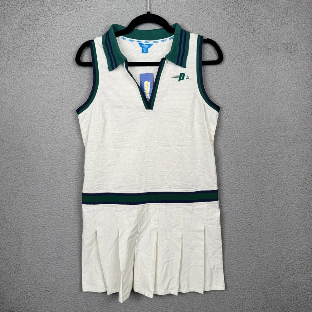 Prince Pickleball Dress Womens M Ivory Country Club Academia Sports‎ Athletic